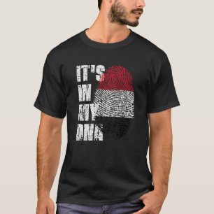 Camiseta Está no meu DNA Yemen Flag Yemeni