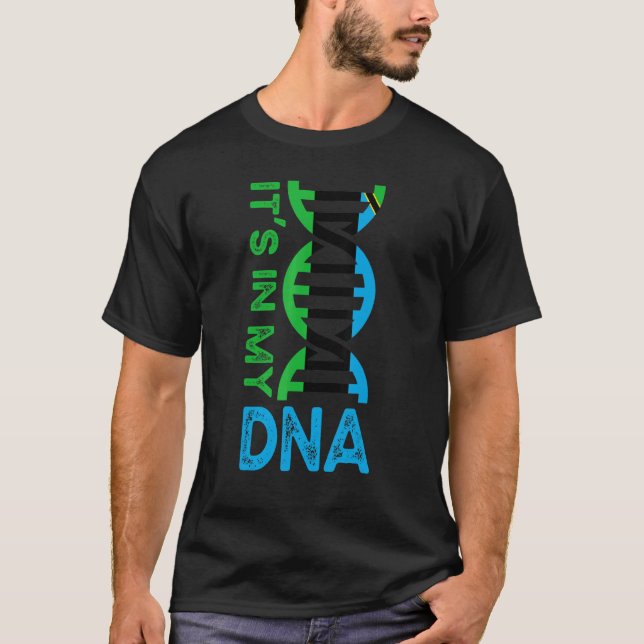 Camiseta Está no meu Dna Zanzibar (Frente)
