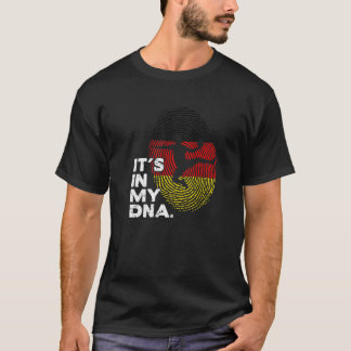 Camiseta Está no meu jogador de hóspedes do Dna Slogan