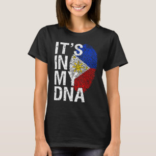 Camiseta Está No Meu Patrimônio Dna Filipino Orgulhoso Phil