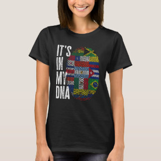 Camiseta Está no meu Patrimônio Hispânico do Dna Mês Latino