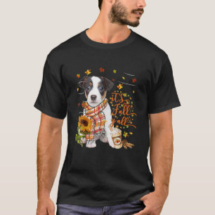 Camiseta Está no outono. Todos Russell Terrier Dog Ação de 