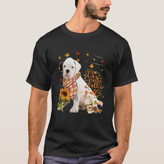 Camiseta Está no Queda... Todos Cachorros Boxer no Dia das  (Frente)