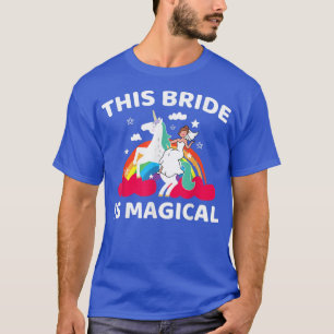Camiseta Esta Noiva é um Presente Magical Engraçado para o