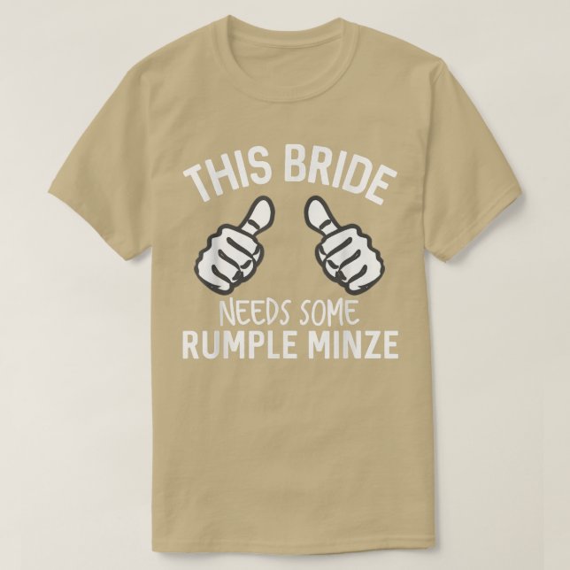 Camiseta Esta Noiva Precisa De Algum Bachelore Engraçado. (Frente do Design)