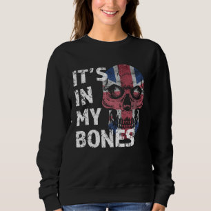 Camiseta Está Nos Meus Ossos Bandeira Britânica Union Jack 