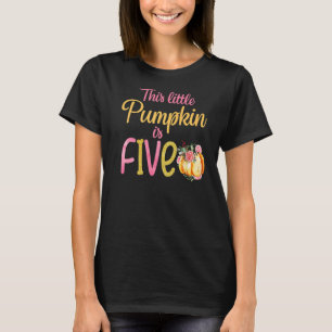 Camiseta Esta Pequena Abóbora É Uma Roupa De Aniversário De