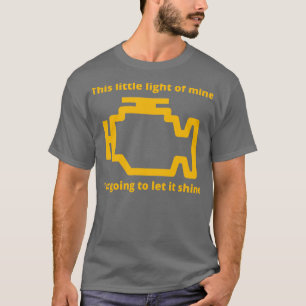 Camiseta Esta Pequena Luz do Motor de Verificação de Minas