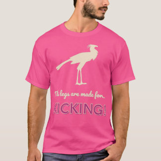 Camiseta Esta Perna Feita para Kicking Legal Secretary Bird