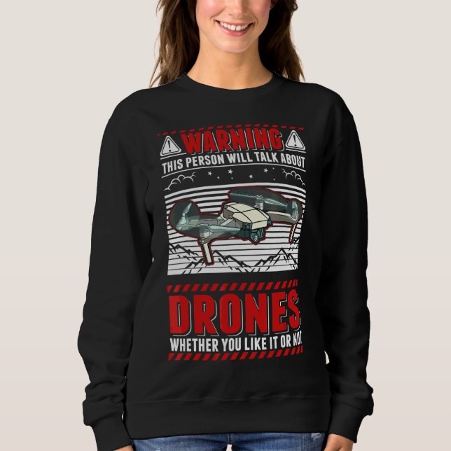 Camiseta Esta Pessoa Falará Sobre Drones (Frente)