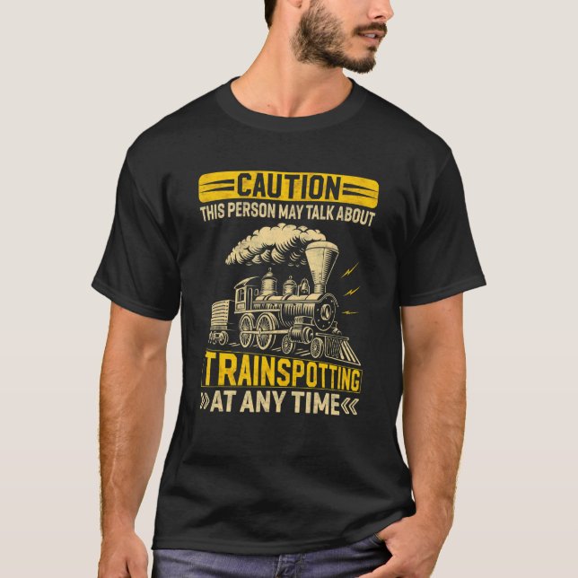 Camiseta Esta Pessoa Pode Falar De Trainspotting Trainspo (Frente)