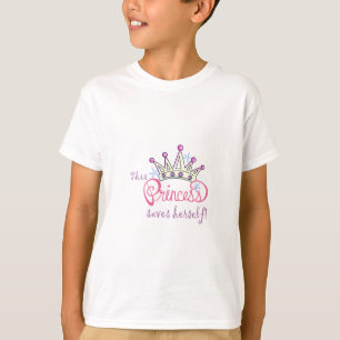 Camiseta Esta princesa Salvamento Ela mesma!
