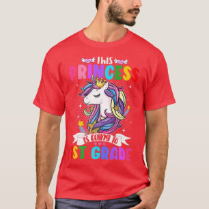 Camiseta Esta Princesa Vai Para A Magica Unicorna De 1rua