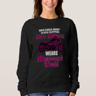 Camiseta Esta Princesa Veste Botas De Motocicleta Não Vidro
