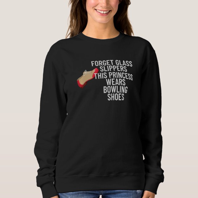 Camiseta Esta princesa Veste Calçados de Boliche Bowlin (Frente)
