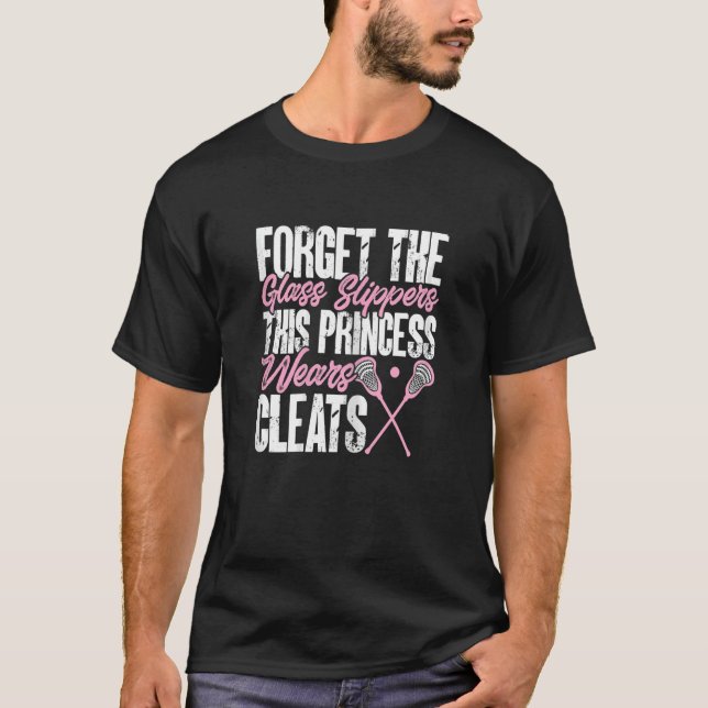 Camiseta Esta Princesa Veste Clearing Lacrosse Girl Player (Frente)