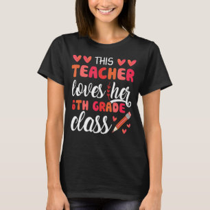 Camiseta Esta Professora Adora Sua 6 Classe Groovy Vale