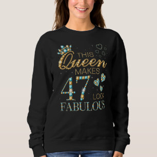 Camiseta Esta Rainha Faz 47 Parecerem Fabuloso Anúncio de 4