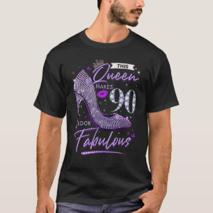 Camiseta Esta Rainha Faz 90 Pareceres Fabulosos De 90 De Ca