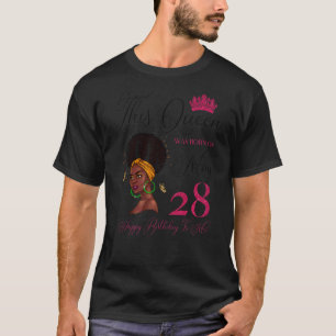 Camiseta Esta Rainha Foi Nascer Em 28 De Maio