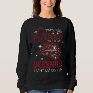 Camiseta Esta Rainha Foi Nascer Em Dezembro Vivendo Meu Mel