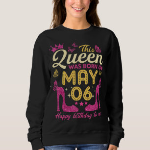 Camiseta Esta Rainha Foi Nascer Em Maio 6 Queens Feliz Nasc