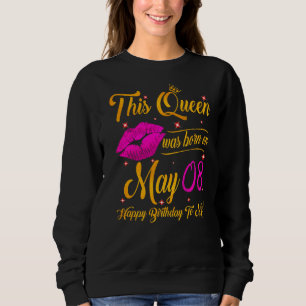Camiseta Esta Rainha Foi Nascer Em Maio De 2008 Feliz Anive