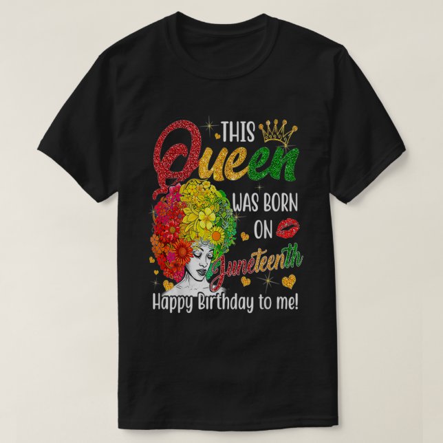 Camiseta Esta Rainha Foi Nascer No 12 Feliz Aniversário T (Frente do Design)