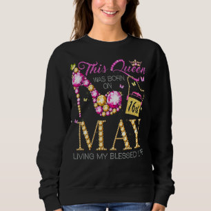 Camiseta Esta Rainha Foi Nascer No Dia 16 De Maio Vivendo M
