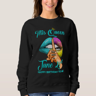 Camiseta Esta Rainha Foi Nascer No Dia 21 De Junho Feliz An