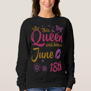 Camiseta Esta Rainha Foi Nascer No Feliz Aniversário De 18 