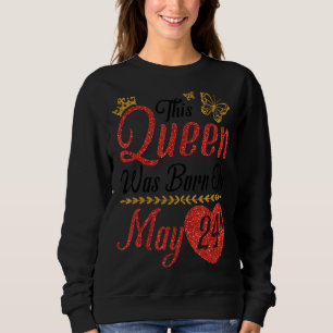 Camiseta Esta Rainha Foi Nascer No Feliz Aniversário De 24