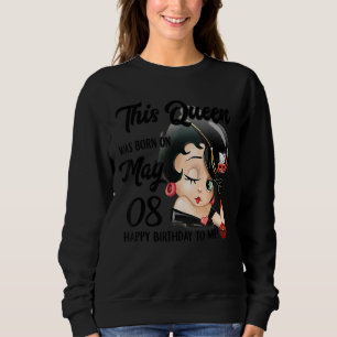 Camiseta Esta Rainha Foi Nascer No Feliz Aniversário De 8 D