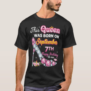 Camiseta Esta Rainha Foi Nascer No Parto 7 de 7 De Setembro