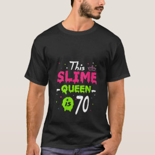 Camiseta Esta Rainha Slime É 70 Aniversário Da Rainha Slime