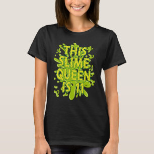 Camiseta Esta Rainha Slime Tem 11 Aniversários Com Lama.