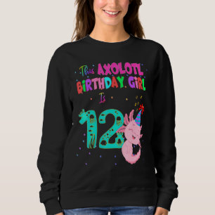 Camiseta Esta Rapariga Axolotl Tem 12 Anos De Salamandra An