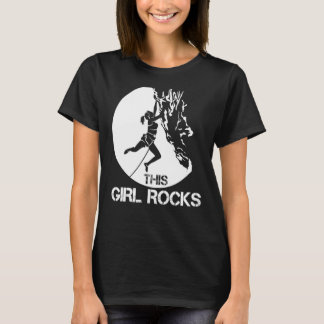 Camiseta Esta Rapariga Rocha Escalando Cl