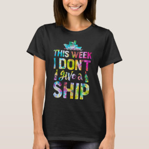 Camiseta Esta semana eu não dou uma cor d'água a bordo