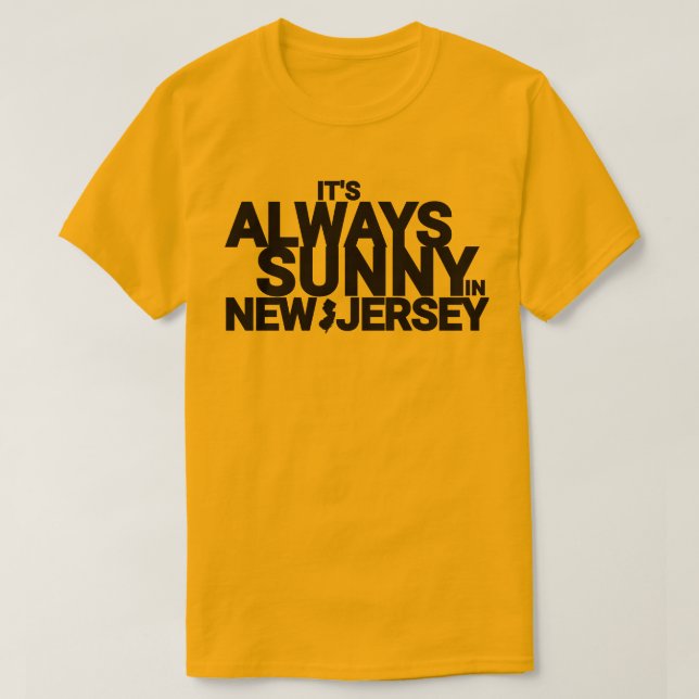 CAMISETA ESTÁ SEMPRE SOL EM NEW JERSEY (Frente do Design)