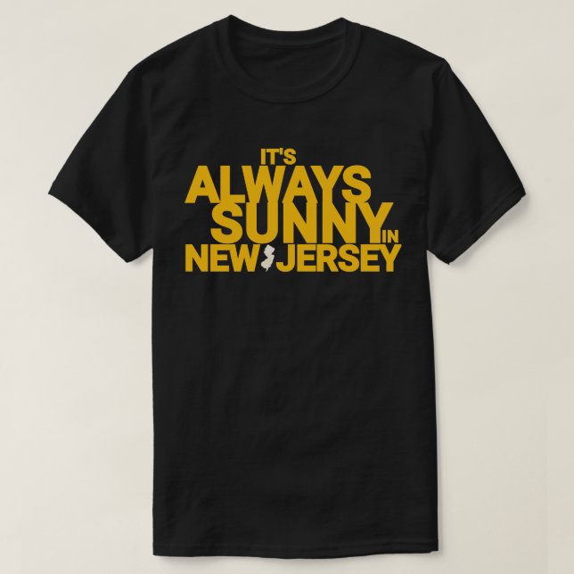CAMISETA ESTÁ SEMPRE SOL EM NEW JERSEY (Frente do Design)