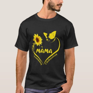 Camiseta Está Sendo Chihuahua Cachorro Mamãe Cute Hippie 