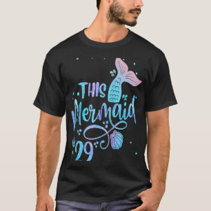 Camiseta Esta Sereia Tem 29 Anos 29 Anos Aniversário Pequen