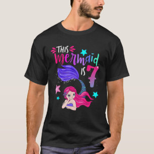 Camiseta Esta Sereia Tem 7 Famílias Bonitas A Corresponder 
