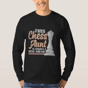Camiseta Esta Tia De Xadrez É Sempre Um Xeque-mate G