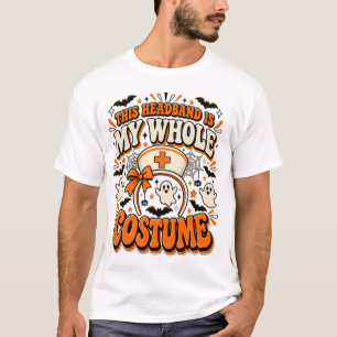 Camiseta Esta Tira na Cabeça é Meu Traje Completo Enfermeir