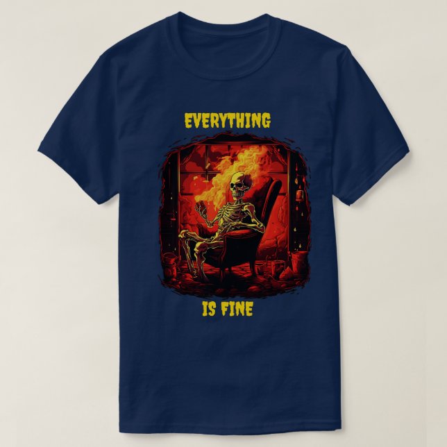 Camiseta Está tudo bem (Frente do Design)