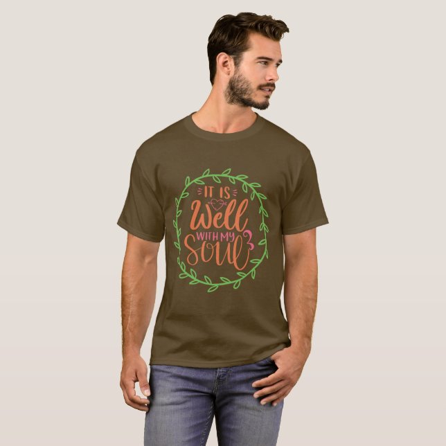 Camiseta Está Tudo Bem Com a Minha Alma (Frente Completa)