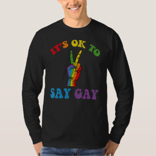 Camiseta Está Tudo Bem Dizer Que Gay Flórida Está Bem Dizer