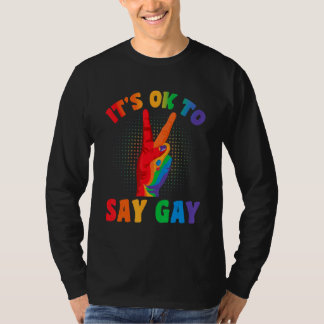 Camiseta Está Tudo Bem Dizer Que Gay Flórida Está Bem Dizer